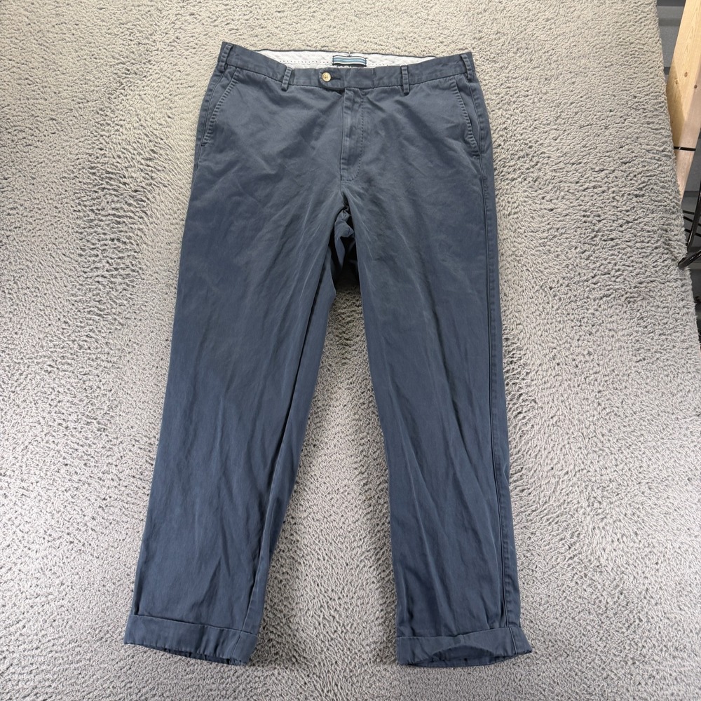 Peter‎ Millar Pant Mens 36x29 Blue Cotton Chino Straight Preppy Career Business